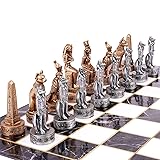15" Figures Egyptian Style Chess Sets for Adults