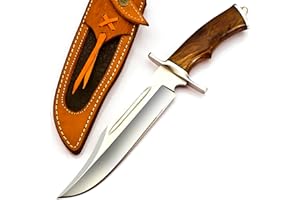 Poshland Custom Handmade D2 steel 13 Inch Bowie Knife- Perfect Grip