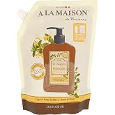 A LA MAISON Honeysuckle Natural Hand Wash Made with Essential Oils - Biodegradable, Plant-Based, Vegan, Cruelty-Free (33.8 Fl Oz Refill Pouch)