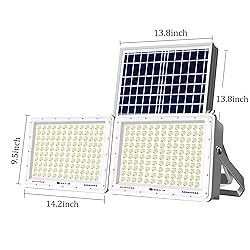 100W-500W One for Two 6000K Solar High Bright Flood