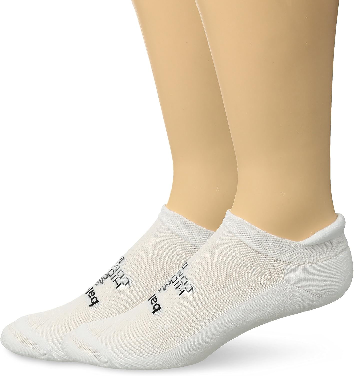Balega 2 Pair Hidden Comfort Tab Running Sock White Large Athletic