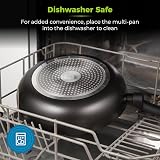 Tower Cerasure 28 cm Multi-Pan Aluminium Body Induction Non-Stick Graphite view 6