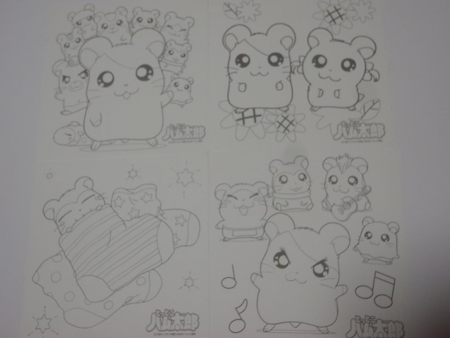 Amazon とっとこ ハム太郎 ぬりえつき おりがみ ぬりえ おもちゃ