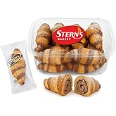 Sugar Free Pastries | Cinnamon Breakfast Pastries | Mini Croissants, Diabetic Friendly Snacks | Kosher, Dairy Free &amp; Nut Free | 10 oz &ndash; Stern&rsquo;s Bakery