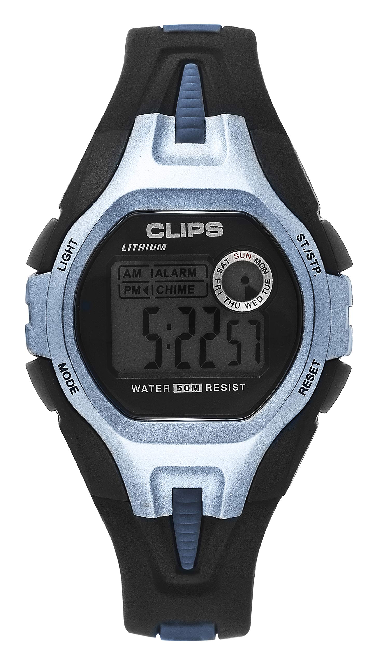 Clips Men's Quartz Watch 539-6001-94 with Rubber Strap
