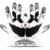 Repsters Jester 4.0 Football Gloves – Elite Pro Grip Receiver Gloves for Adults & Youth – Sticky Grip Football Gloves for Game Day, Training, High School, College, Style Wide Receiver Gear