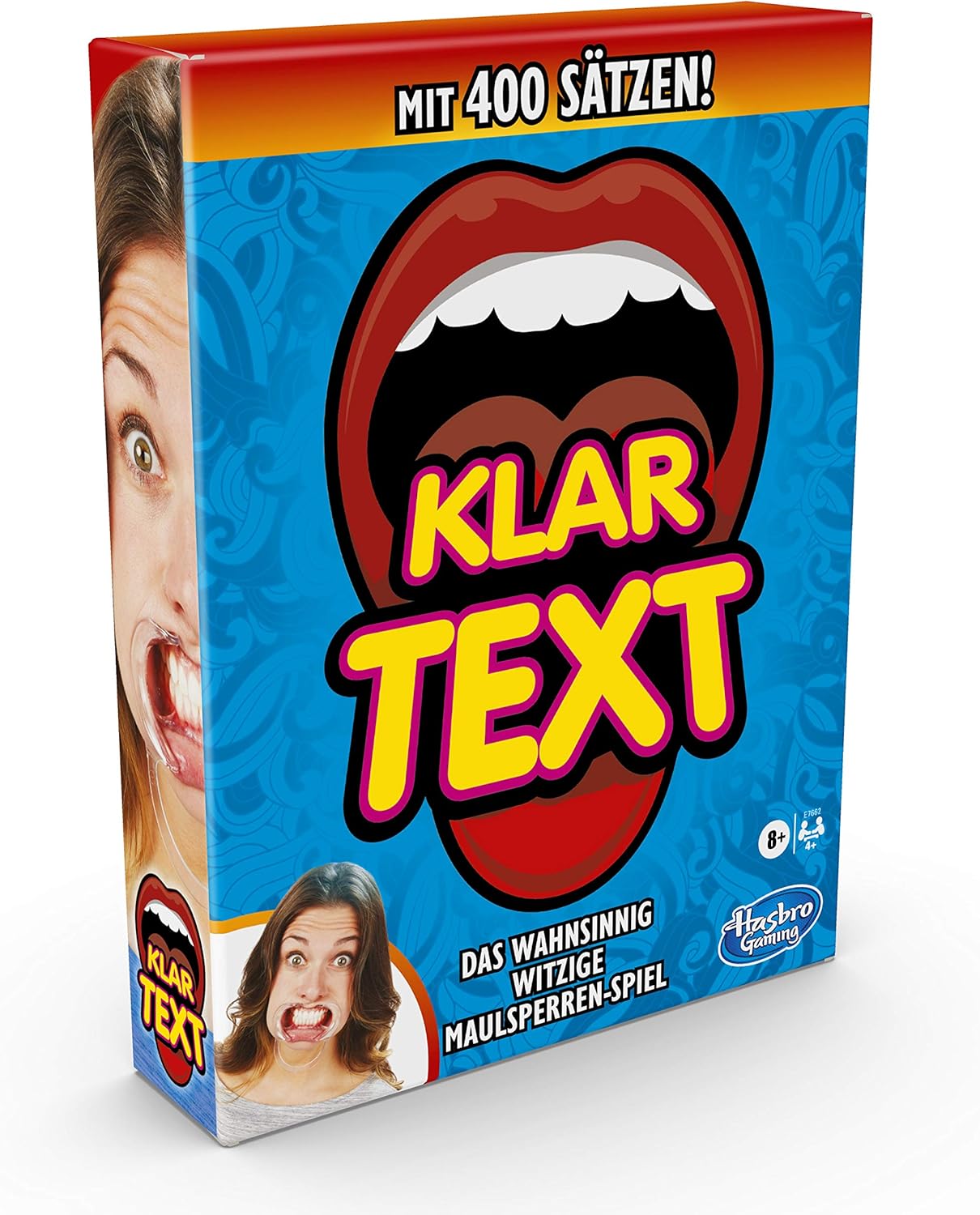 Hasbro Gaming clear text game mouthpiece challenge for friends