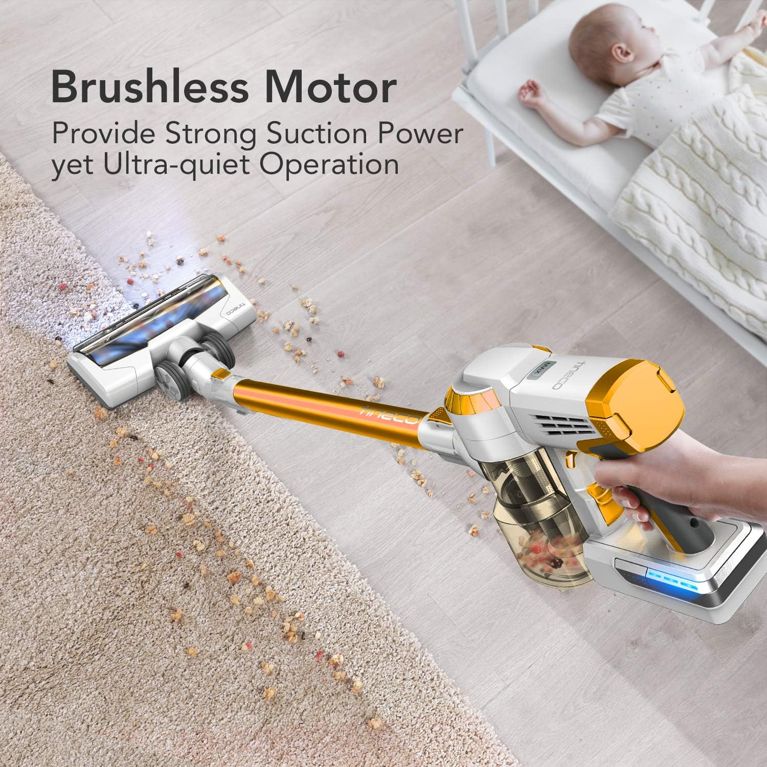 Tineco A10 Master Cordless Stick Vacuum Cleaner, Powerful Suction