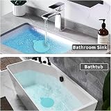 Tomario 2 Pack Silicone Bathtub Stopper 6 Extra Large Sink Plug view 5