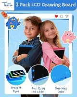 TEKFUN 2 Pack 10-Inch LCD Writing Tablet Colorful Erasable Kids Doodle Board view 3