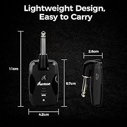 Asmuse Wireless Guitar System 2.4GHz Guitar