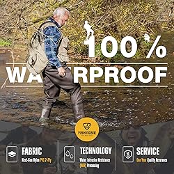FISHINGSIR Fishing Waders for Men with Boots Womens