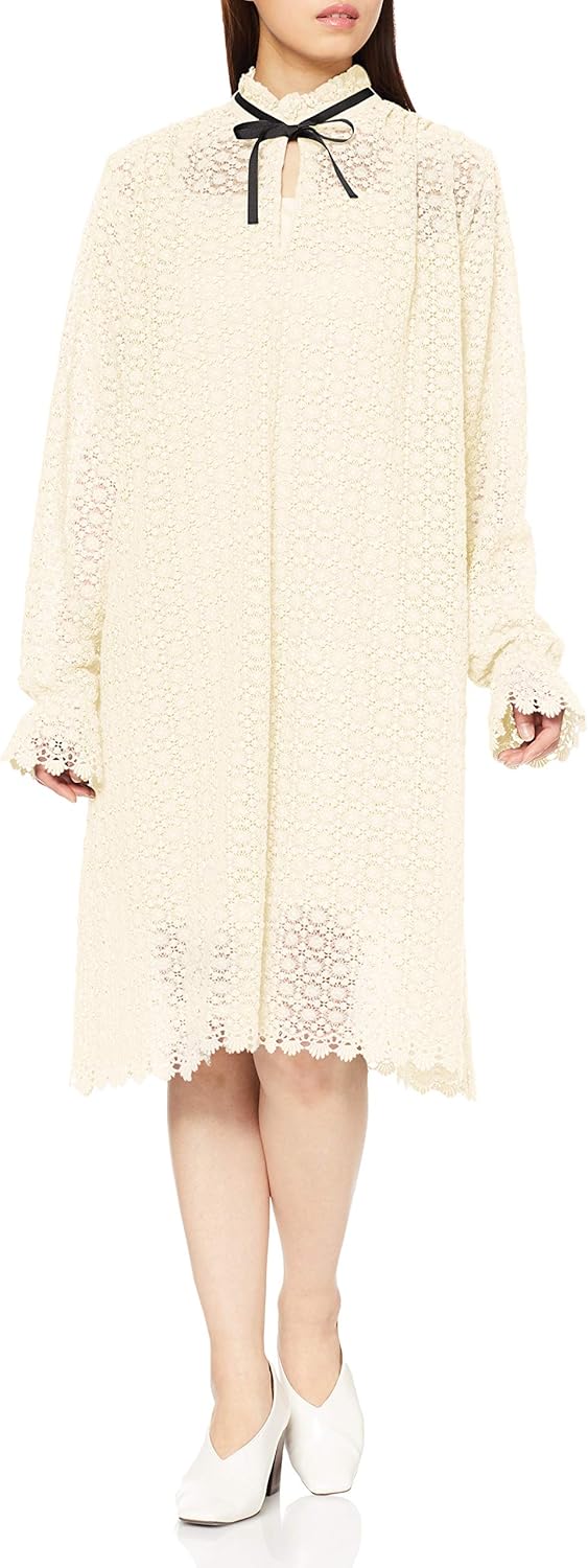 Amazon シュープリーム ララ ワンピース ボウタイケミカルレースワンピース レディース ピンク 日本 M 日本サイズs M相当 ワンピース チュニック 通販