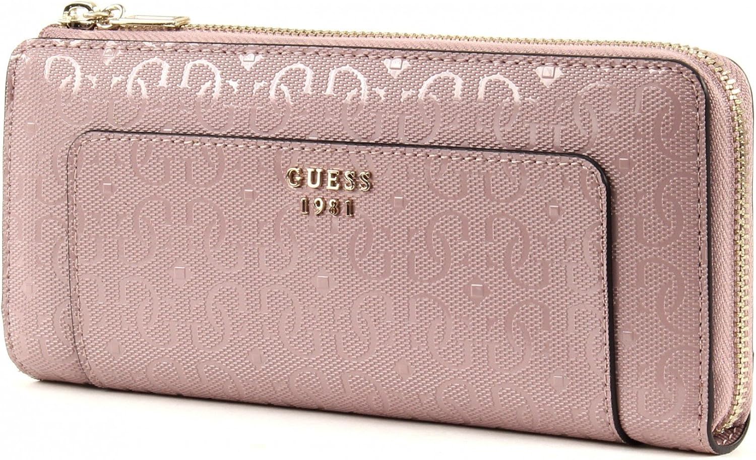 GUESS Marian Slim Zip Wallet Blush Amazon.co.uk Shoes & Bags