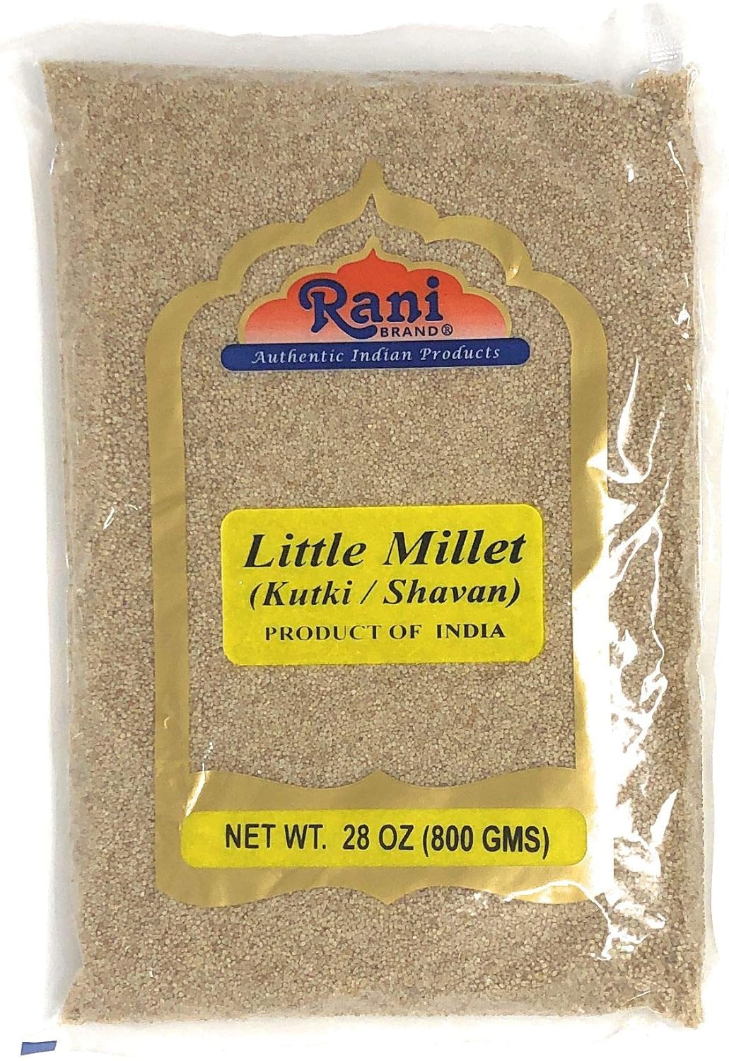 Rani Little Millet (Panicum Sumatrense) Whole Ancient Grain Seeds 28oz (800g) ~ All Natural | Gluten Friendly | NON-GMO | Vegan | Indian Origin | Kutki / Shavan / Saamai / Sama Kannada