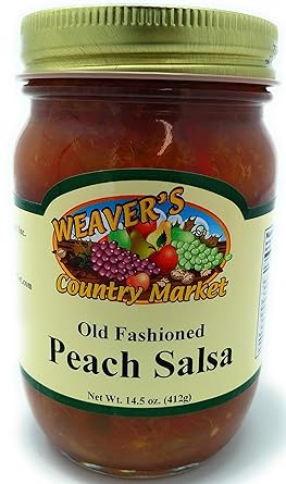Amazon Com Weaver S Country Market Peach Salsa 2 14 5 Ounce Jars