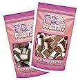 Freeze Dried Icecream Sandwich Bites, Neapolitan & Vanilla 2.5oz (2 pack) - Crunchy & Sweet Freeze Dried Dessert Snack, Dehydrated Freeze Dried Chocolate Flavors - Resealable Ice Cream Sandwich Bites