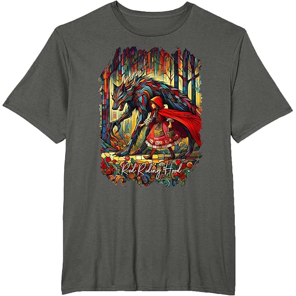 Amazon.com: Little Red Riding Hood T-shirt T-Shirt : Clothing