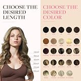 GOO GOO Tape In Hair Extensions 16in 50g 20pcs 9A Remy Human Hair T3/8 613 view 7