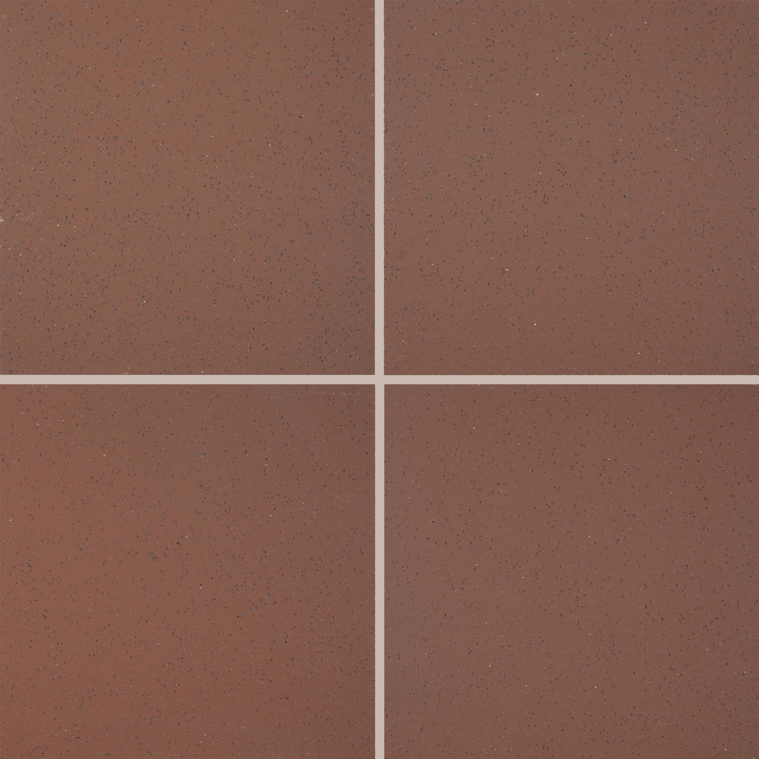 Photo 1 of ** DAMAGED ** Daltile Quarry Textures 8" x 8" Floor Tile in Abrasive Diablo Red (25 PC per Carton) (11.11 SQFT per Carton)