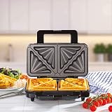 Daewoo Deep Fill Sandwich Toaster 900W Non-Stick Toastie Maker view 2