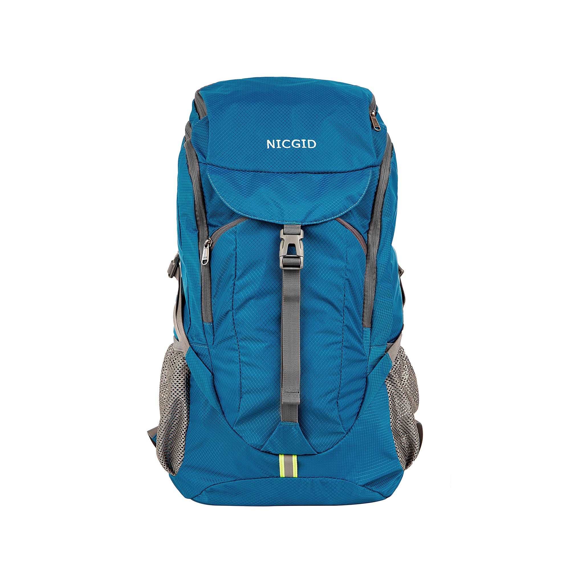 Nicgid 50L Lightweight Hiking Backpack Foldable Multi-Functional Travel Bag Water Resistant Casual Camping Rucksack for Men Women Outdoor Sport Mountain