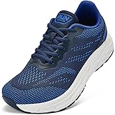 Slow Man Wide Toe Box Shoes for Men - Cushioned Road Running Shoe Non Slip Mens Walking Sneakers for Wide Feet Comfortable Athletic Gym Workout Sneaker