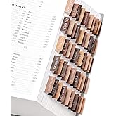 Bible Tabs for Women & Men, Laminated Bible Tabs for Study Bible, Large Print Neutral Bible Tabs for Easy Navigation, Bible Index Tabs, 66 Tabs Old & New Testament, Extra 9 Blank Tabs - Bed of Oak