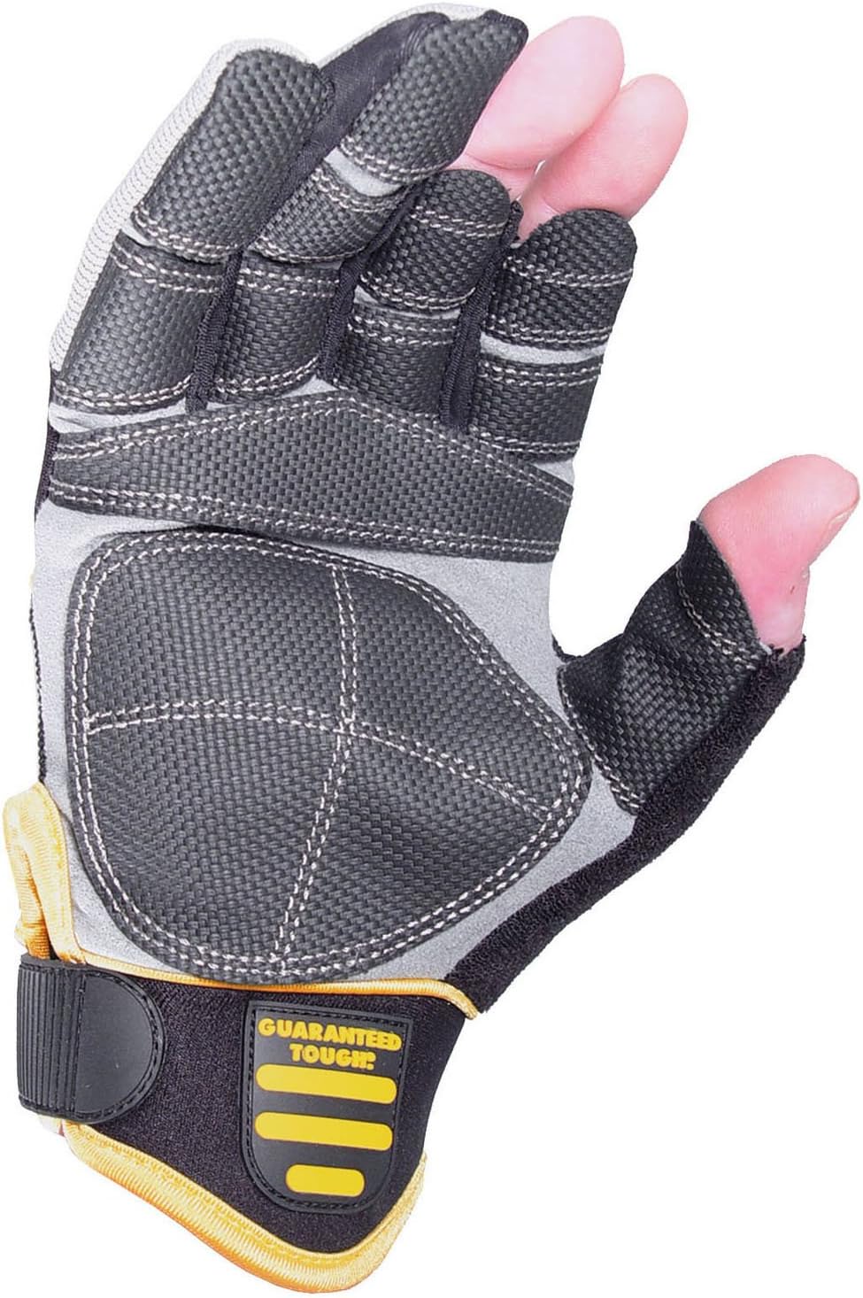 DeWalt Finger Framer Power Tool Glove - Grey/Black, Large (Size 9 1/2-10) - Image 3