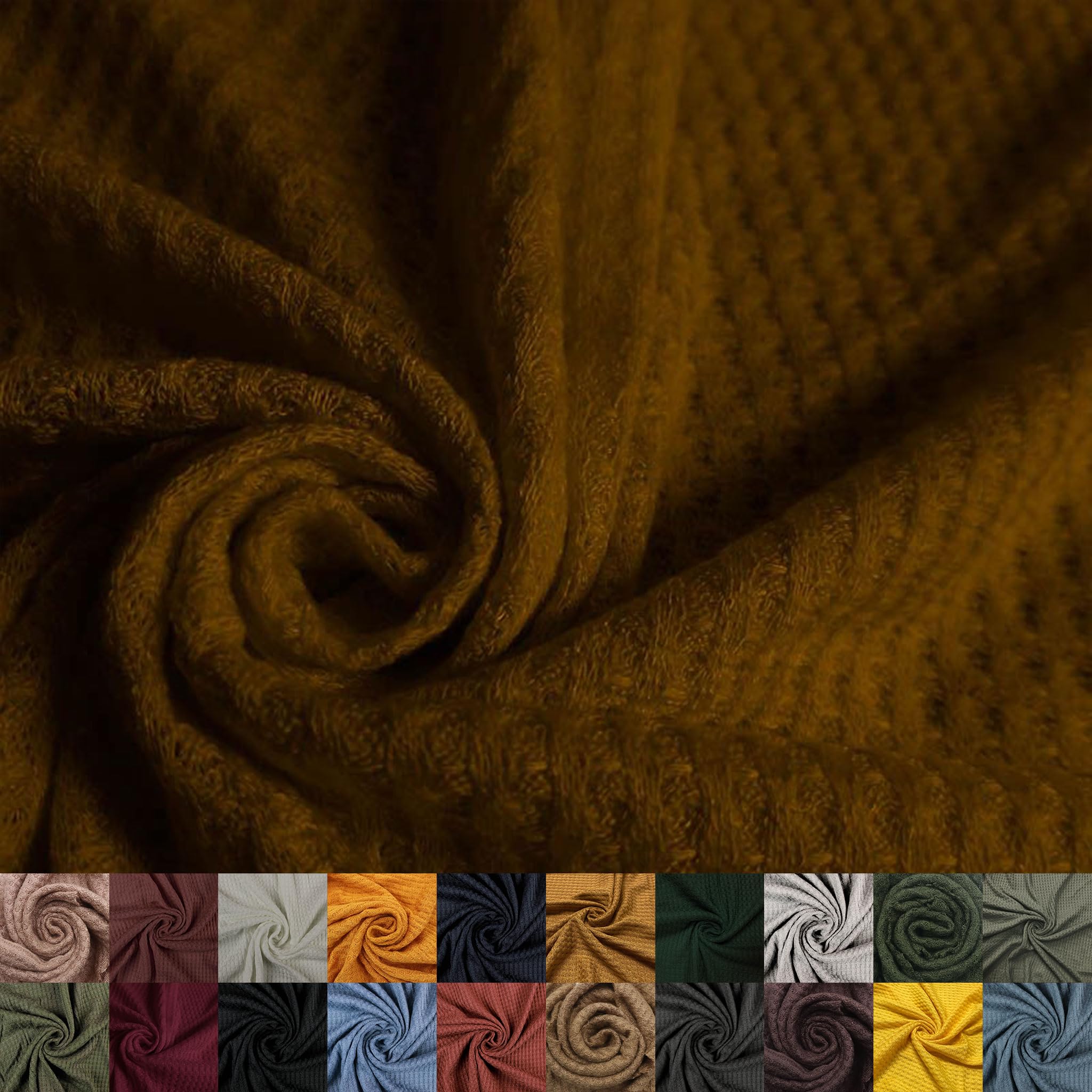 Texco Inc 59" Wide Rayon Spandex Waffle Open Knit