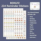 MOKANI Desk Calendar 2026-2027 18 Months 10x8.25 Standing Desk Calendar view 7