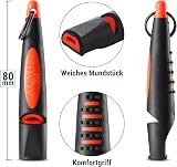ACME Alpha Dog Whistle No. 210.5 with Free Band Matte Black Long Range Recall view 2