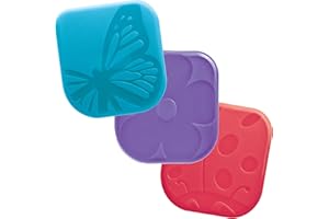 Tovolo Nylon Spring Bugs Pan Scrapers, Scratch-Free Nylon, Dishwasher Safe - Set of 3