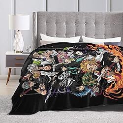 Anime Ultra Soft Throw Blanket Cozy Warm Flannel
