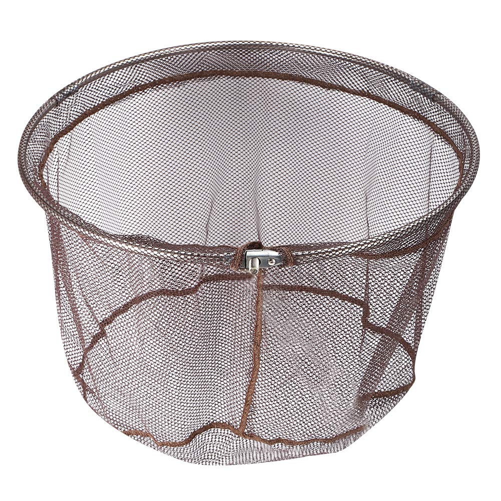 Folding Landing Net Head - Portable Dip Nets Outdoor Fishing Quick Dry Landing Net Heads Mesh Telescopic Fishing Nets Carp Net Fishing Gear Accessory