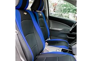 FH Group Car Seat Cover Cushion - 2 Pack Seat Covers for Cars Trucks SUV,) Faux Leather Car Seat Cushions, Waterproof Car Seat Cover Cushion, Universal Fit Car Seat protector Front Set Burgundy