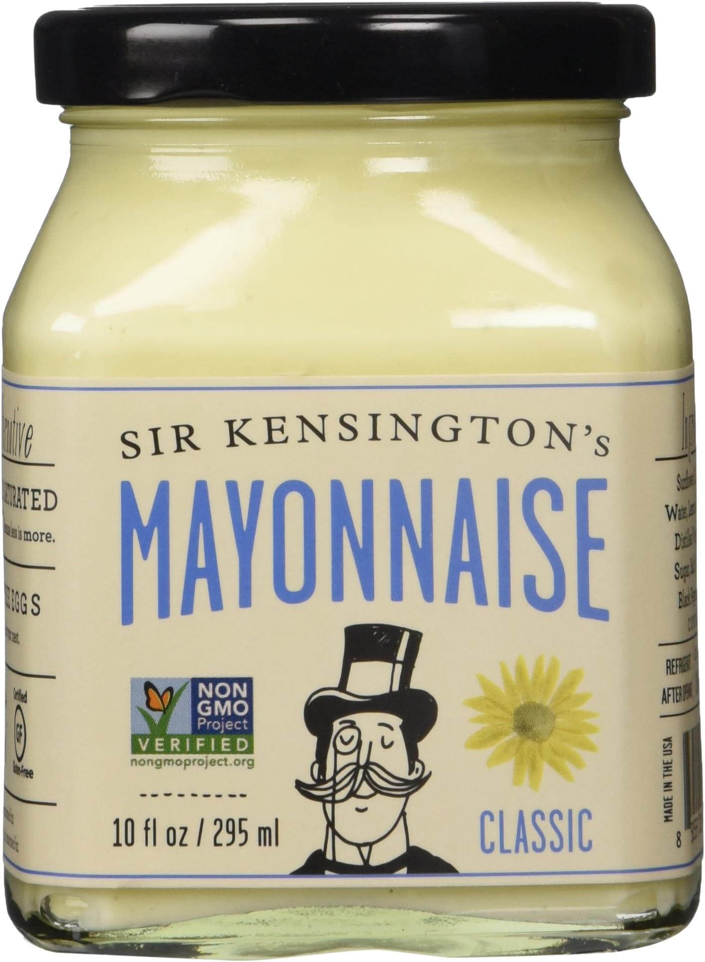 Sir Kensington's Mayonnaise Classic -- 10 oz (Single Jar)