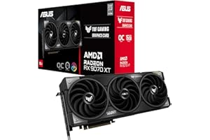 ASUS TUF Gaming Radeon RX 9070 XT OC Edition 16GB GDDR6 Gaming Graphics Card (PCIe® 5.0, 16GB GDDR6, HDMI/DP 2.1, 3.125-slot,