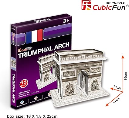 Cubicfun 3D Puzzle - Sydney Opera House, Multi Color