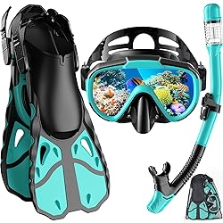 Vengreedo Snorkel Set with Fins for