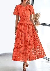 PRETTYGARDEN Womens 2025 Summer Maxi Dress Short