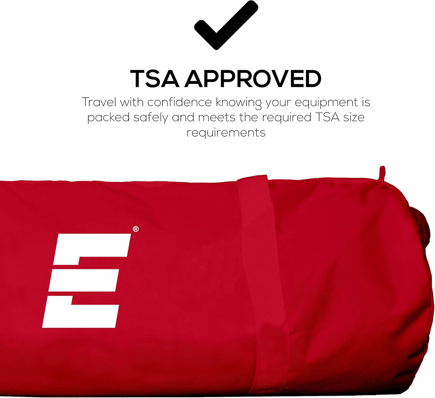 Epoch Sideline Team Bag - Extra Large Duffle Bag with Multiple Compartments - Waterproof Athletic Bag, Red : Sports & Outdoors