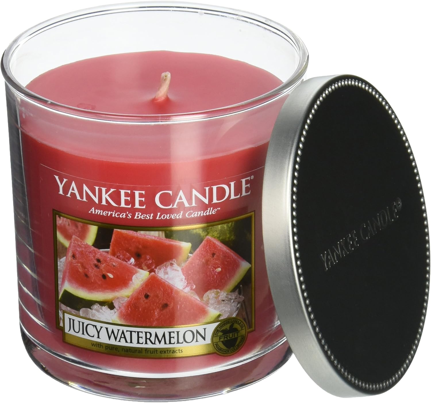 YANKEE CANDLE Juicy Watermelon, Red, Small Tumbler Candle Amazon.co.uk