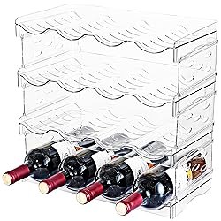 Baosia Stackable Wine Rack,Wine Bottle Holder for