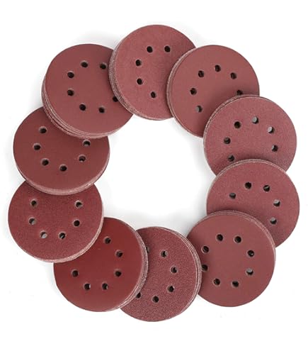 100pcs 5 Inch Sanding Discs - Hook & Loop, 10 Grits From 80 To 3000, 8 Hole For Orbital Sander - View #10