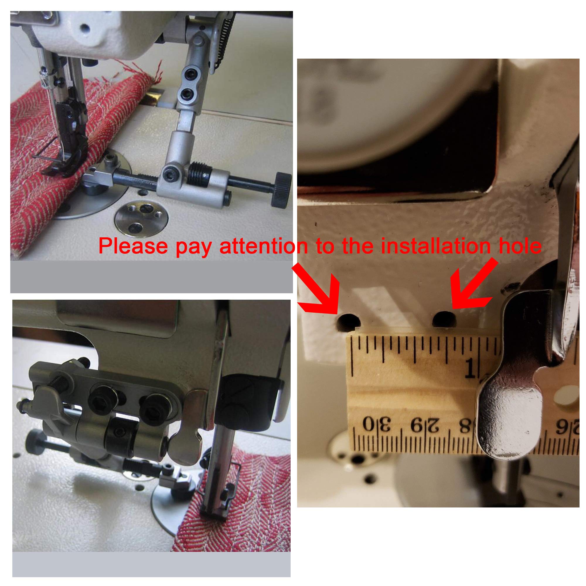 CKPSMS Brand - 1SET Suspended (Hanging) Edge Guide#GB-6 Compatible with/Replacement for Juki Brand LU-1508 LU-1510 DNU-1541S LU-562 LU-563 Singer Brand 111G 111W 211G 211W CONSEW Brand 225 226R
