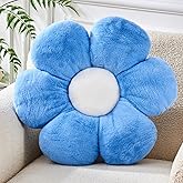 Vdoioe Daisy Pillow, 19.6In Cute Flower Shaped Decorative Pillow Cushion for Sofa Couch Bed Reading Tent