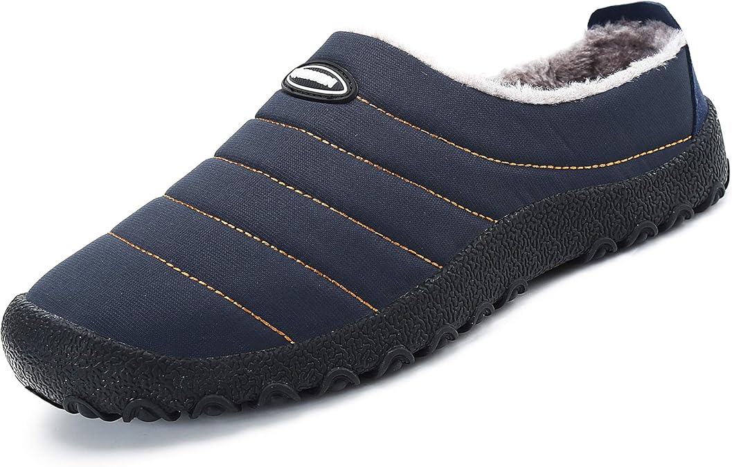 Pastaza Warm Lined Winter Slippers Men Women Faux Fur Slippers Waterproof Slip On Outdoor Snow