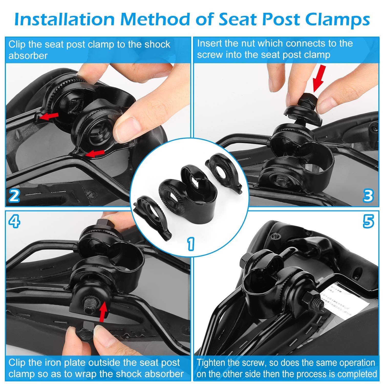 Charlemain Selle de Vélo, Selle VTT Selle Velo Selle Vélo de Route Gel Confortable Creusant VTT/Bicyclette/Cyclisme, Siège de Vélo Creux et Ergonomique