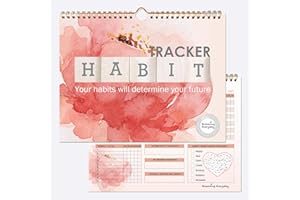 Blooming Everyday Habit Tracker is a Great Productivity Tools used as Habit Tracker Journal Workout Calendar, Habit Tracker Planner Goal Journal, Habit Tracker Calendar Motivational Journal, Monthly